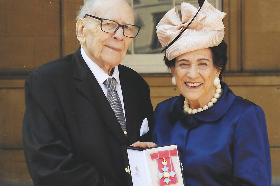 Lilian Hochhauser and her late husband Victor Hochhauser